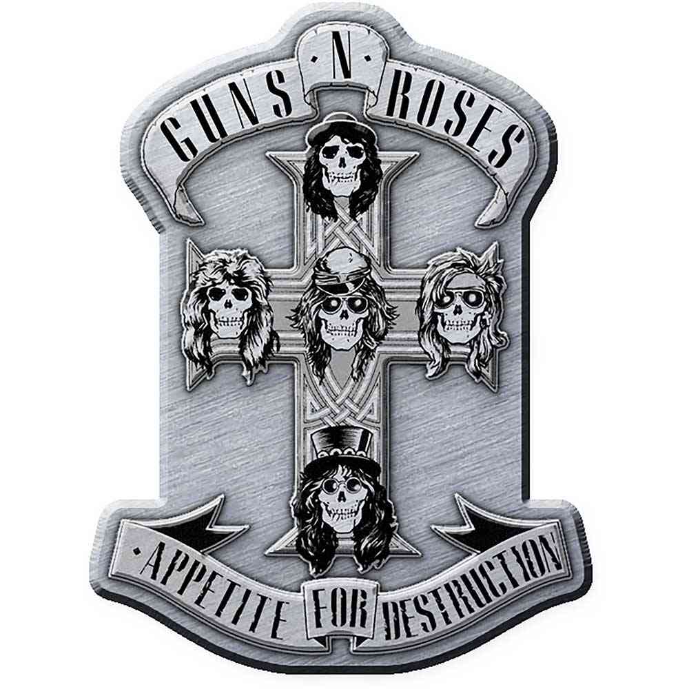 Guns N' Roses - Appetite Pin - Silver coloured